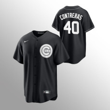 Willson Contreras Chicago Cubs Black Alternate Fashion Replica Jersey