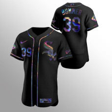 Aaron Bummer Chicago White Sox Black Authentic Iridescent Holographic Jersey