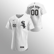 Men's Chicago White Sox Custom Authentic White 2020 Home Jersey