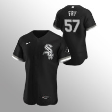 Men's Chicago White Sox Jace Fry Authentic Black 2020 Alternate Jersey