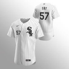 Men's Chicago White Sox Jace Fry Authentic White 2020 Home Jersey