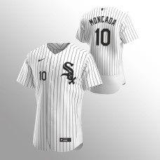 Men's Chicago White Sox Yoan Moncada Authentic White 2020 Home Jersey