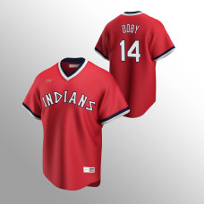 Larry Doby Cleveland Indians Red Cooperstown Collection Road Jersey