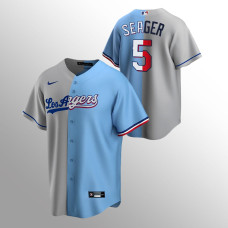 Los Angeles Dodgers Corey Seager Two Tone #5 Split Replica Jersey