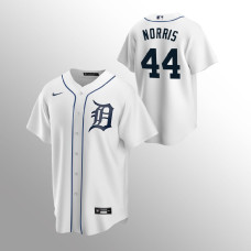 Men's Detroit Tigers Daniel Norris #44 White Replica Home Jersey