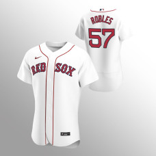 Boston Red Sox Hansel Robles White Authentic Home Jersey
