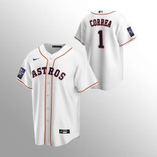 Carlos Correa Houston Astros White 2021 All-Star Game Home Replica Jersey