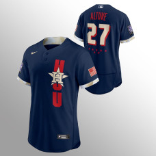 Jose Altuve Houston Astros Navy 2021 MLB All-Star Game Authentic Jersey