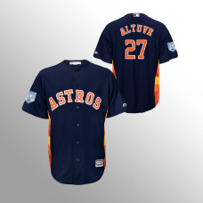 Men's Houston Astros #27 Navy Jose Altuve 2019 Spring Training Cool Base Majestic Jersey