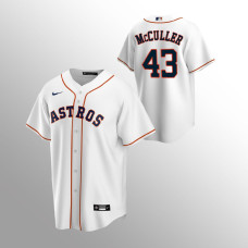 Men's Houston Astros Lance McCullers #43 White Replica Home Jersey