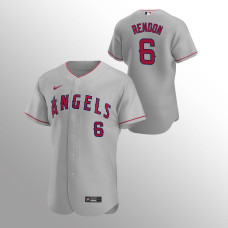 Men's Los Angeles Angels Anthony Rendon Authentic Gray 2020 Road Jersey