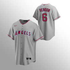 Men's Los Angeles Angels Anthony Rendon #6 Gray Replica Road Jersey
