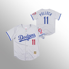 Los Angeles Dodgers A.J. Pollock Gray 1981 Authentic Jersey
