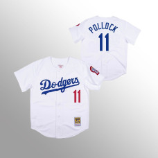 Los Angeles Dodgers A.J. Pollock White 1981 Authentic Jersey
