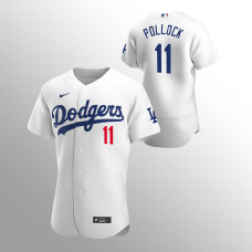 Los Angeles Dodgers A.J. Pollock White Authentic Home Player Jersey