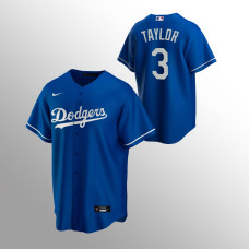 Men's Los Angeles Dodgers Chris Taylor #3 Royal Replica Alternate Jersey