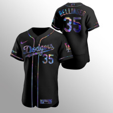 Cody Bellinger Los Angeles Dodgers Black Authentic Iridescent Holographic Jersey