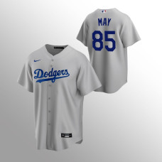 Men's Los Angeles Dodgers Dustin May #85 Gray Replica 2020 Alternate Jersey