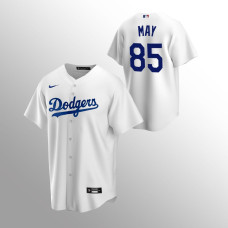 Men's Los Angeles Dodgers Dustin May #85 White Replica 2020 Home Jersey