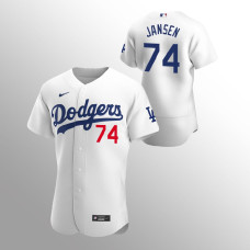 Los Angeles Dodgers Kenley Jansen White Authentic Home Player Jersey