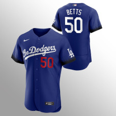 Mookie Betts Los Angeles Dodgers Royal 2021 City Connect Authentic Jersey