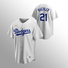 Walker Buehler Los Angeles Dodgers White Cooperstown Collection Home Jersey