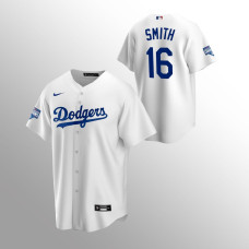 Men's Los Angeles Dodgers Will Smith 2020 World Series Champions White Replica Home Jersey