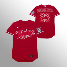 Nelson Cruz Minnesota Twins Red 2021 Players' Weekend Nickname Jersey