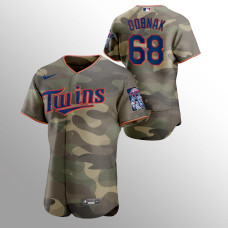 Minnesota Twins Randy Dobnak Camo 2021 Armed Forces Day Authentic Jersey