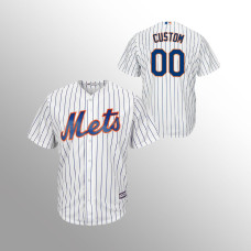 New York Mets Custom White Cool Base Player Jersey