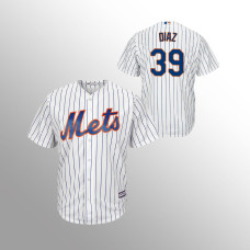 New York Mets Edwin Diaz White Cool Base Player Jersey