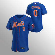 Men's New York Mets Marcus Stroman Authentic Royal 2020 Alternate Team Logo Jersey