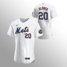 Men's New York Mets Pete Alonso Authentic White 2020 Home Jersey