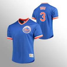 New York Mets Tomas Nido Royal Cooperstown Collection Mesh V-Neck Jersey