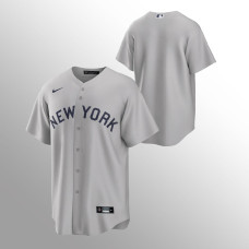 Men's New York Yankees 2021 Field of Dreams Gray Replica Jersey