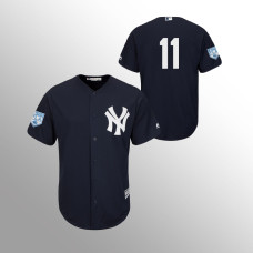 Men's New York Yankees #11 Navy Brett Gardner 2019 Spring Training Cool Base Majestic Jersey