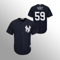 Men's New York Yankees Luke Voit #59 Navy Replica Big & Tall Jersey