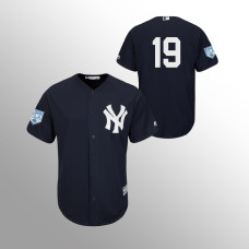 Men's New York Yankees #19 Navy Masahiro Tanaka 2019 Spring Training Cool Base Majestic Jersey