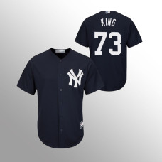 Men's New York Yankees Michael King #73 Navy Replica Big & Tall Jersey
