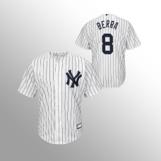 Men's New York Yankees Yogi Berra #8 White Replica Big & Tall Jersey