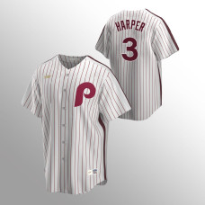 Bryce Harper Philadelphia Phillies White Cooperstown Collection Home Jersey