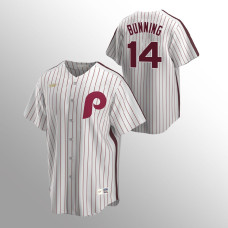 Jim Bunning Philadelphia Phillies White Cooperstown Collection Home Jersey