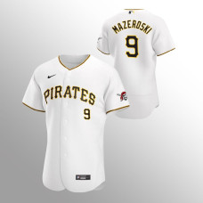Men's Pittsburgh Pirates Bill Mazeroski Authentic White 2020 Home Jersey