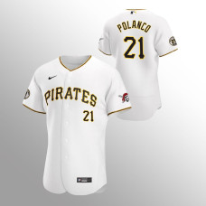 Pittsburgh Pirates Gregory Polanco White 2021 Roberto Clemente Day Authentic Jersey