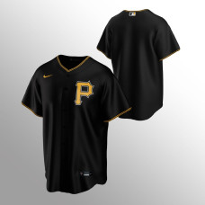 Men's Pittsburgh Pirates Replica Black Alternate Jersey