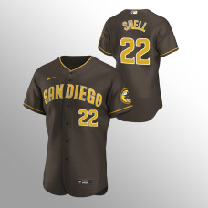 Blake Snell San Diego Padres Brown Authentic Road Jersey