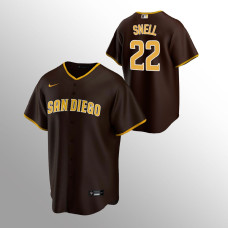 Men's San Diego Padres Blake Snell #22 Brown Replica Trade Road Jersey
