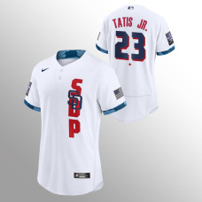 San Diego Padres Fernando Tatis Jr. White 2021 MLB All-Star Game Authentic Jersey