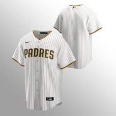 Men's San Diego Padres Replica White Brown Home Jersey