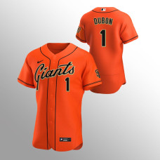San Francisco Giants Mauricio Dubon Orange Authentic Alternate Jersey